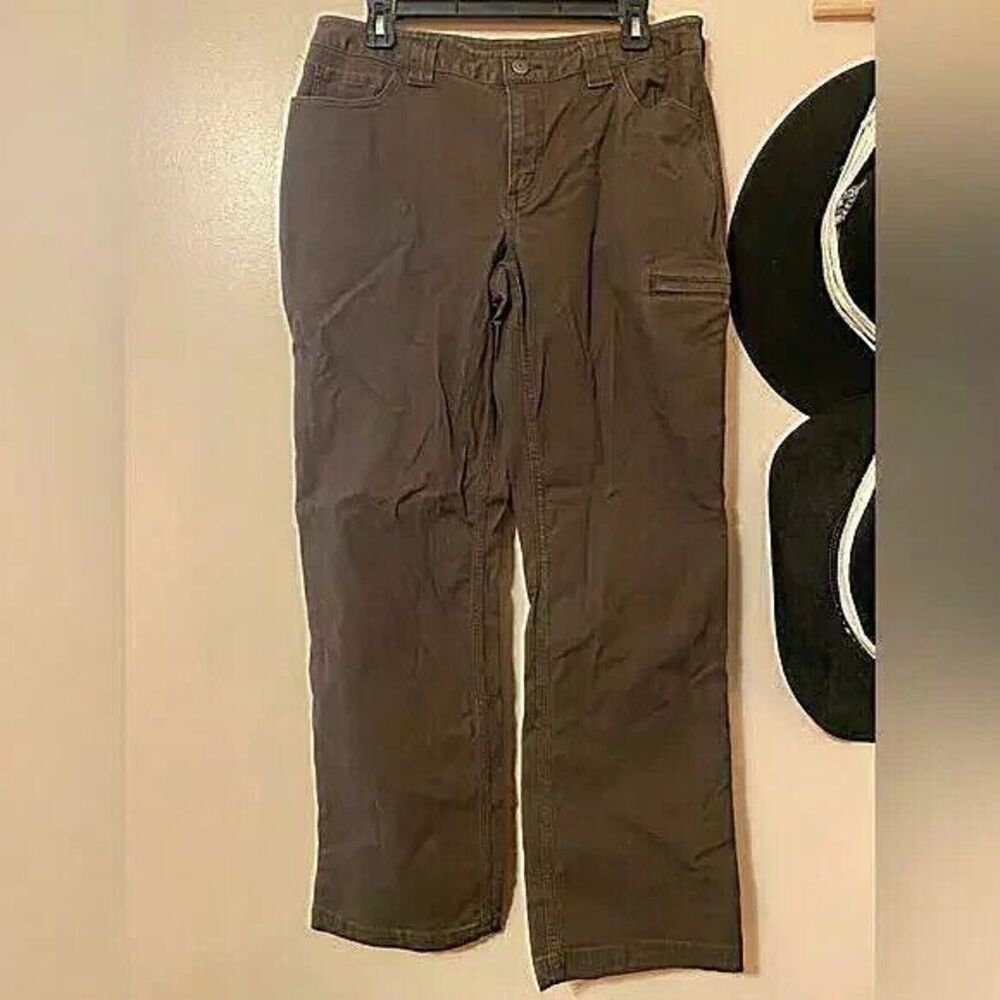 Duluth‎ Trading Co. Women's Cargo Pants Durable Work Trousers Brown 12x33